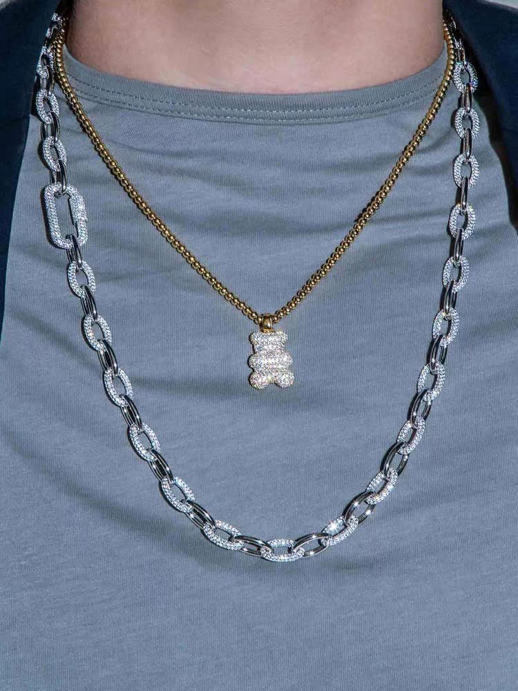 APM Monaco Aorm Bear Pendant Necklace